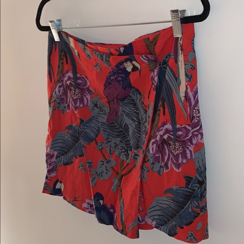 Urban Outfitters patterned wrap skirt